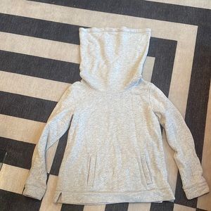 J.Crew Grey cowl neck sweatshirt